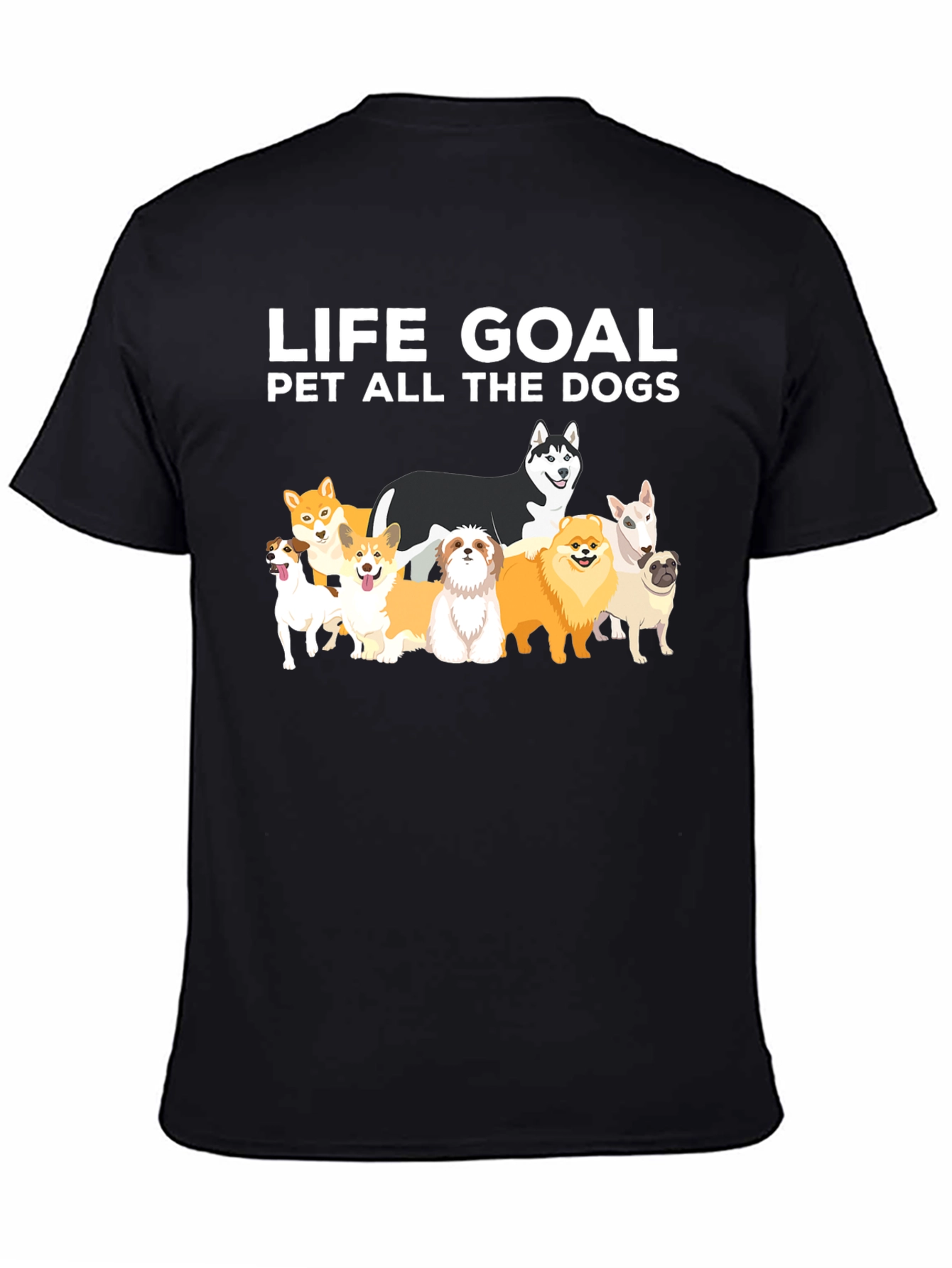 Life Goal Pet All The Dogs Graphic Tee