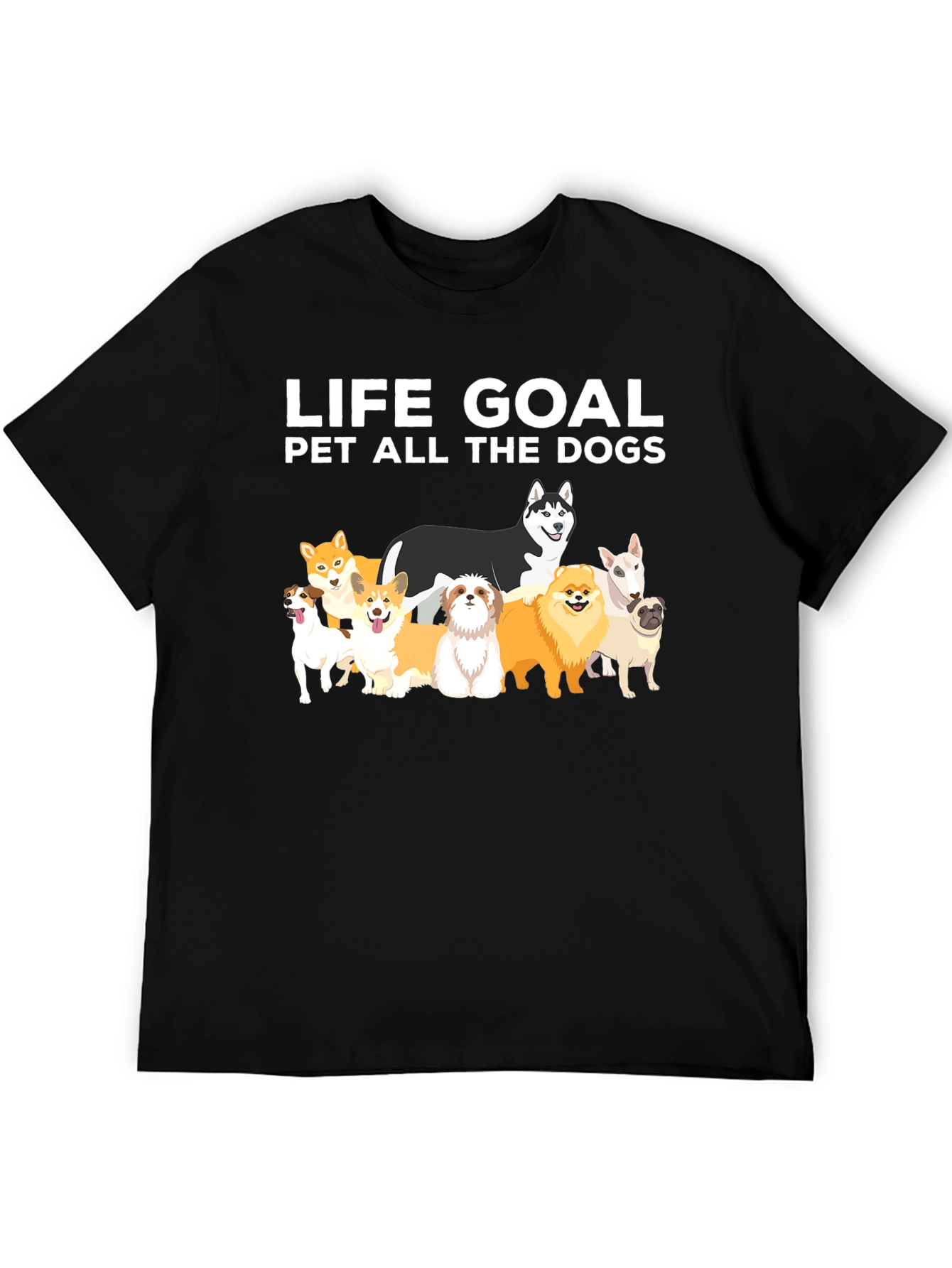 Life Goal Pet All The Dogs Graphic Tee