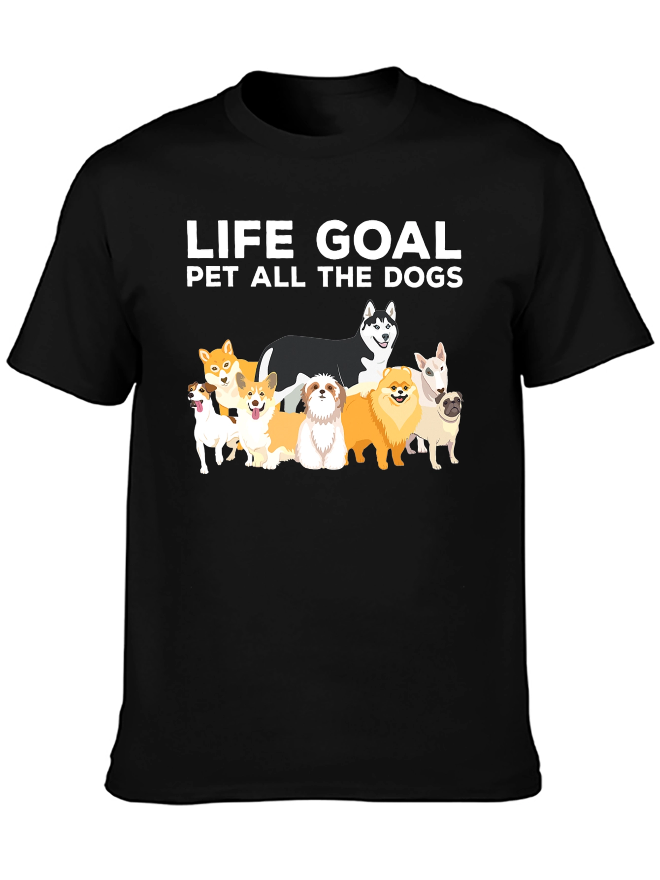 Life Goal Pet All The Dogs Graphic Tee
