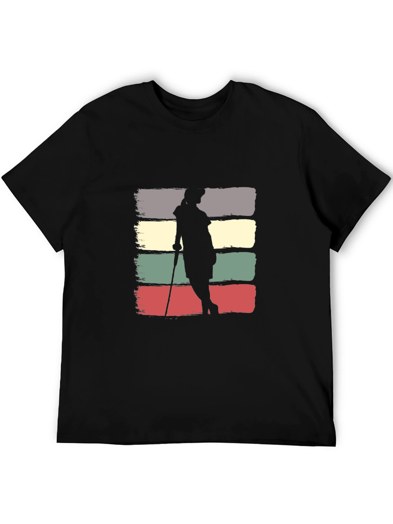 Retro Golfer Silhouette Tee