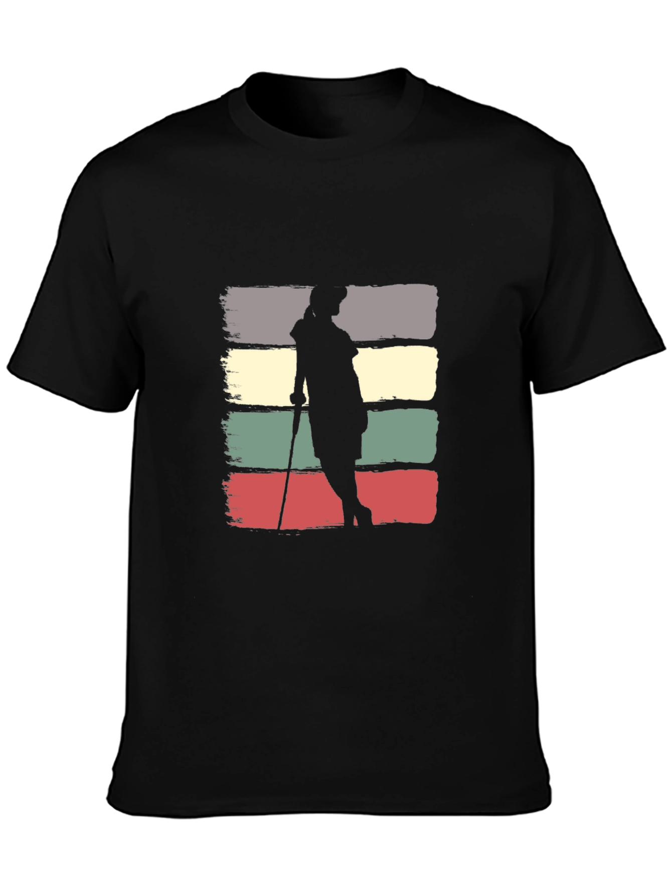 Retro Golfer Silhouette Tee