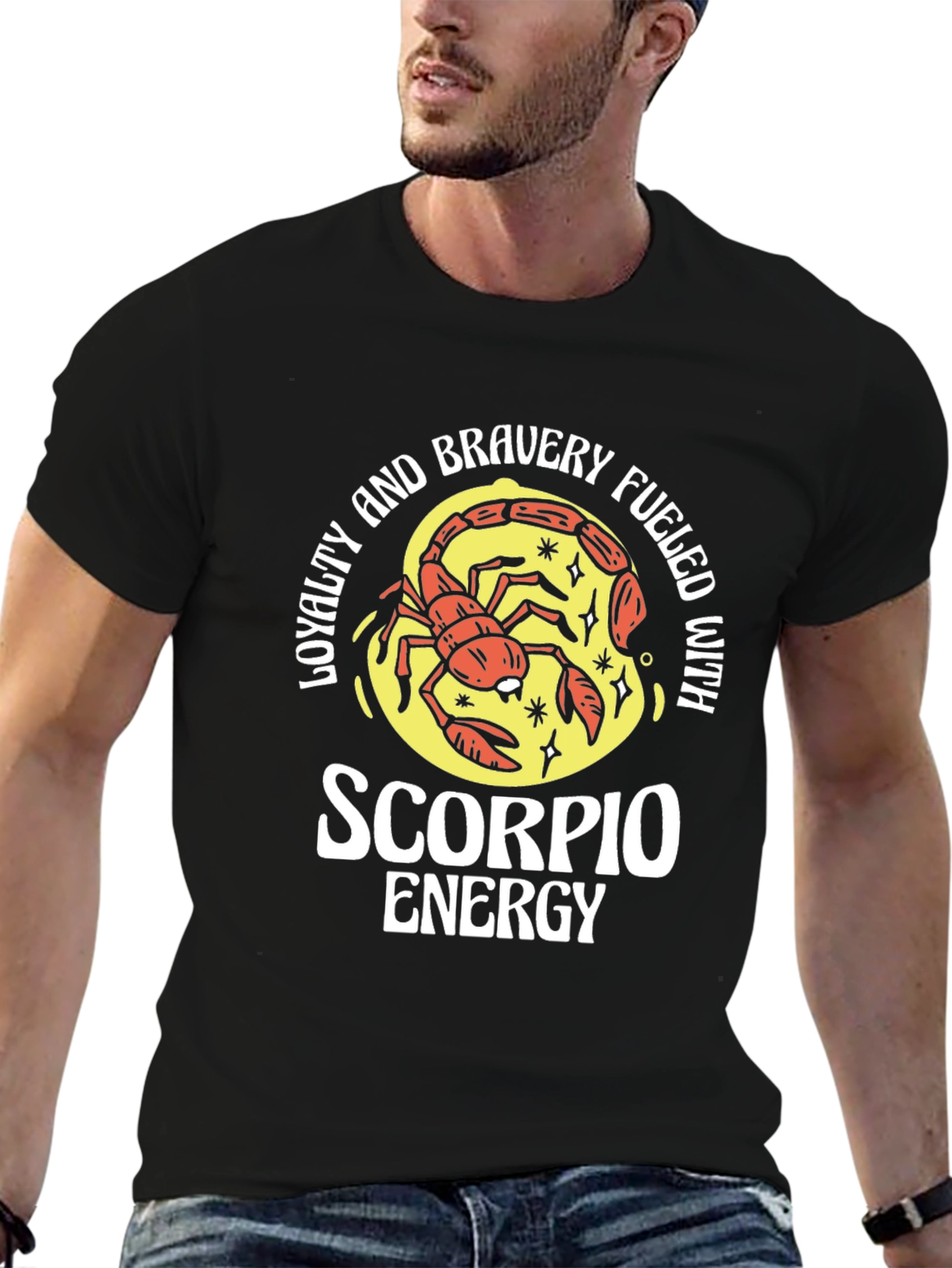 Scorpio Energy Graphic T-Shirt Zodiac Tee