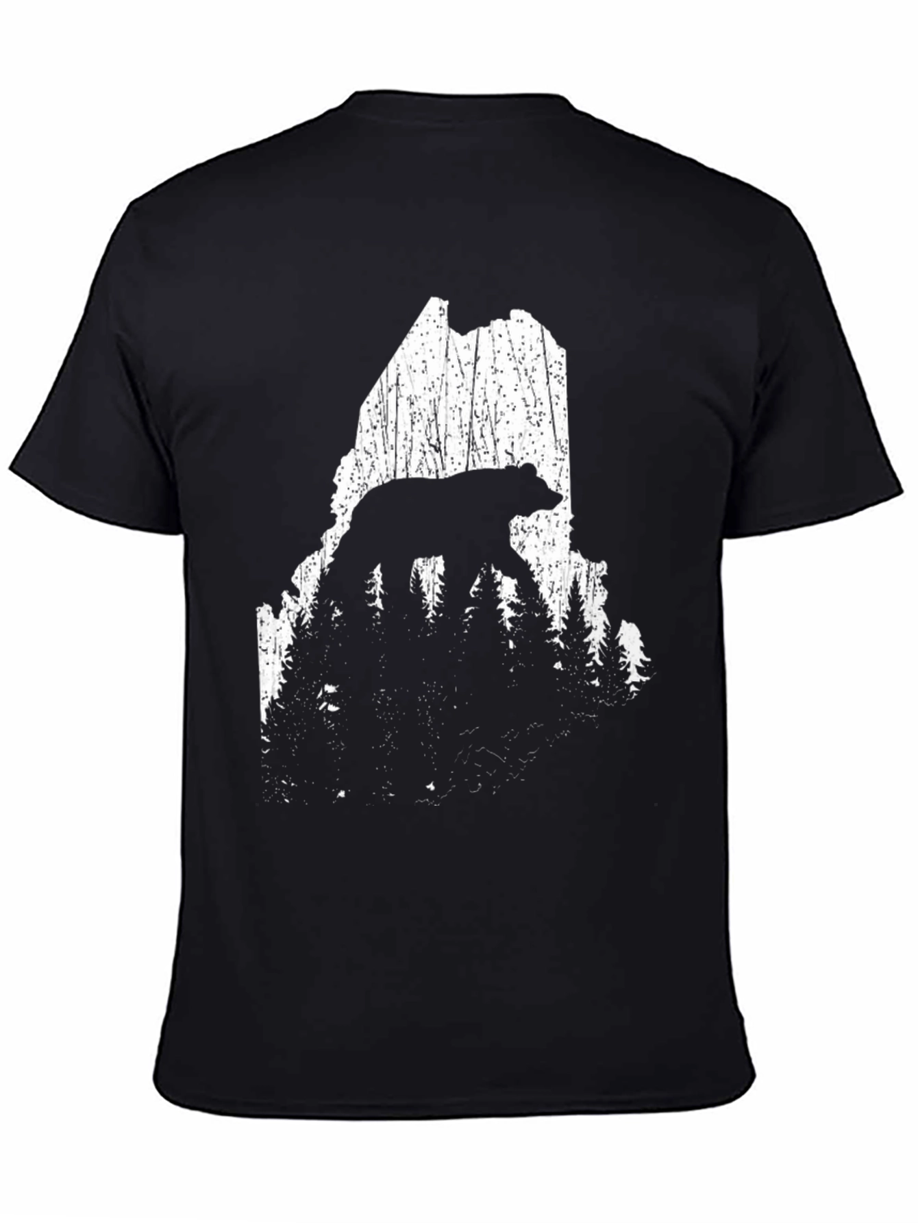 Maine Bear Forest Graphic Tee - Unisex T-Shirt