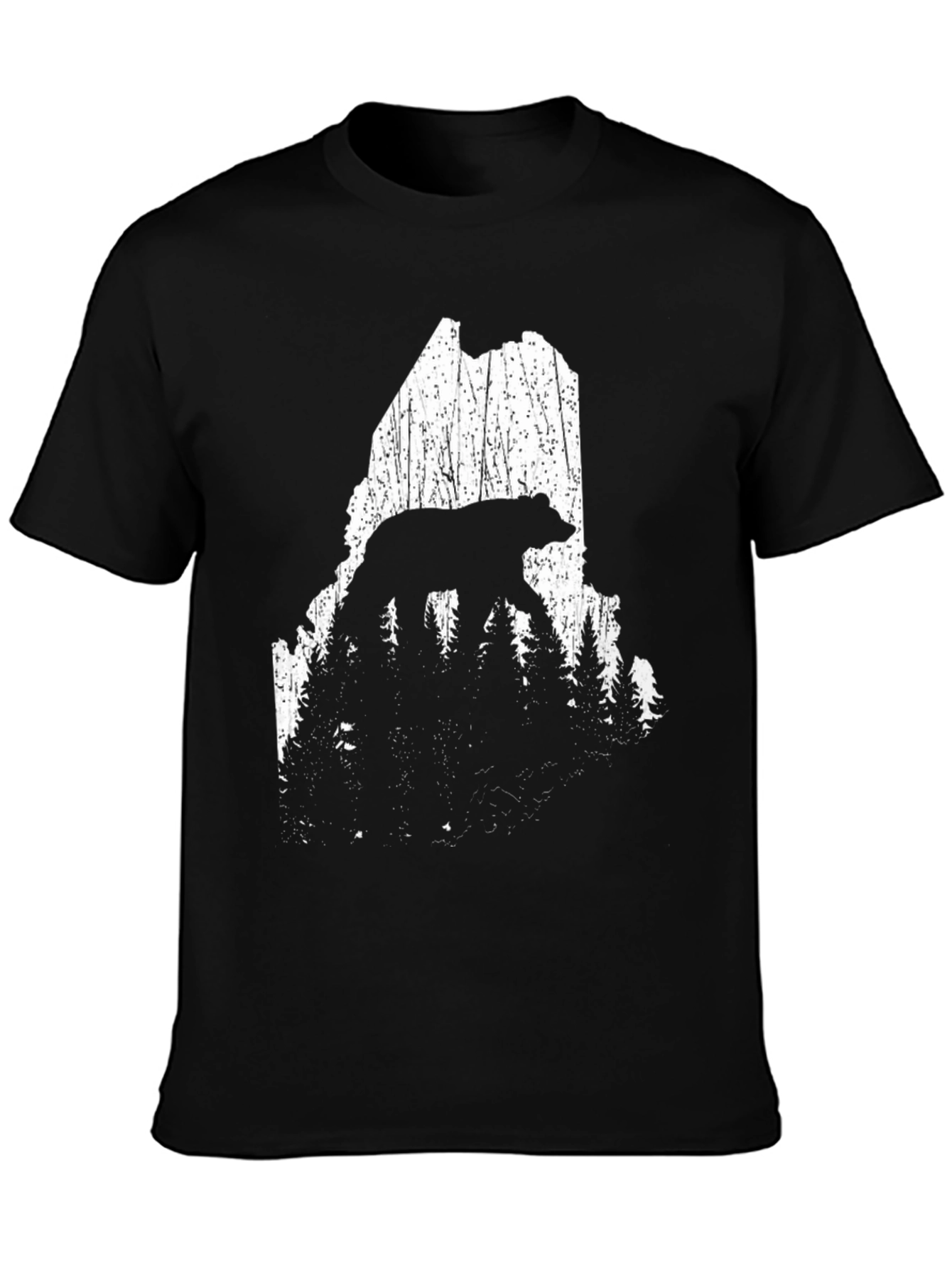 Maine Bear Forest Graphic Tee - Unisex T-Shirt