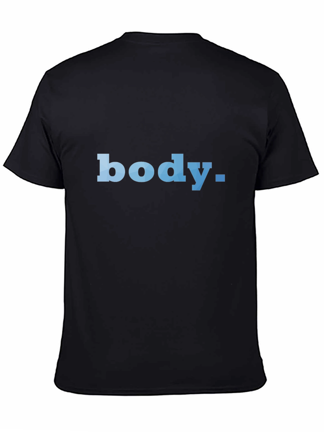 Body Text Black T-Shirt