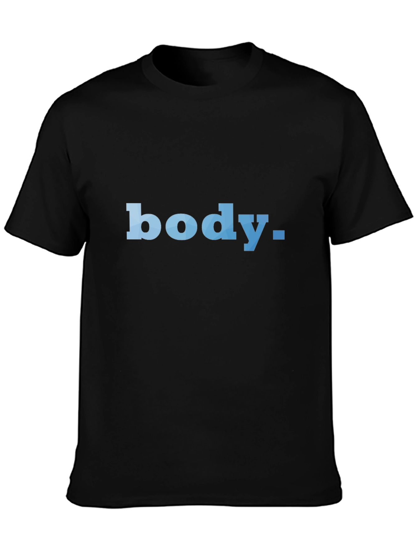 Body Text Black T-Shirt
