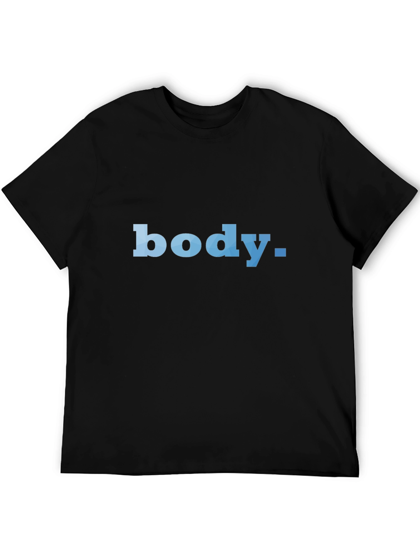 Body Text Black T-Shirt