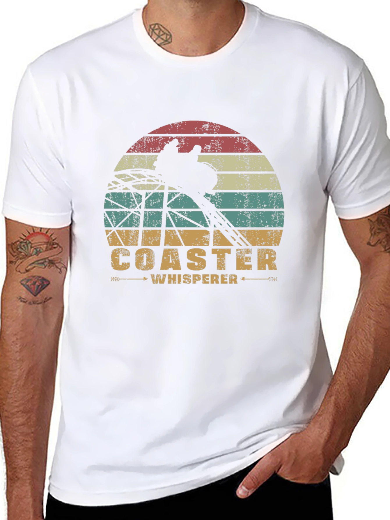 Coaster Whisperer Retro Graphic Tee