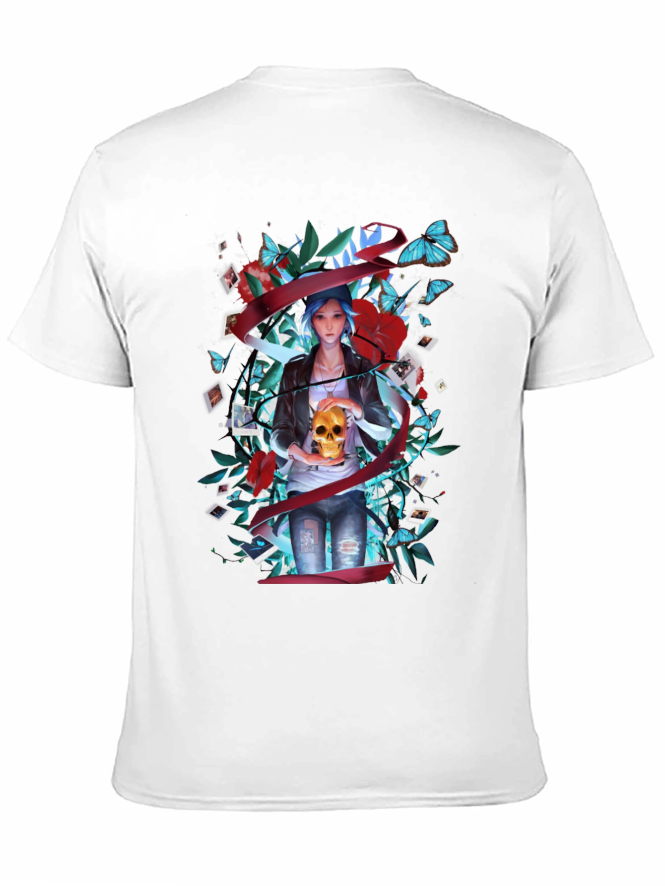 Life Is Strange Chloe T-Shirt - Skull Design