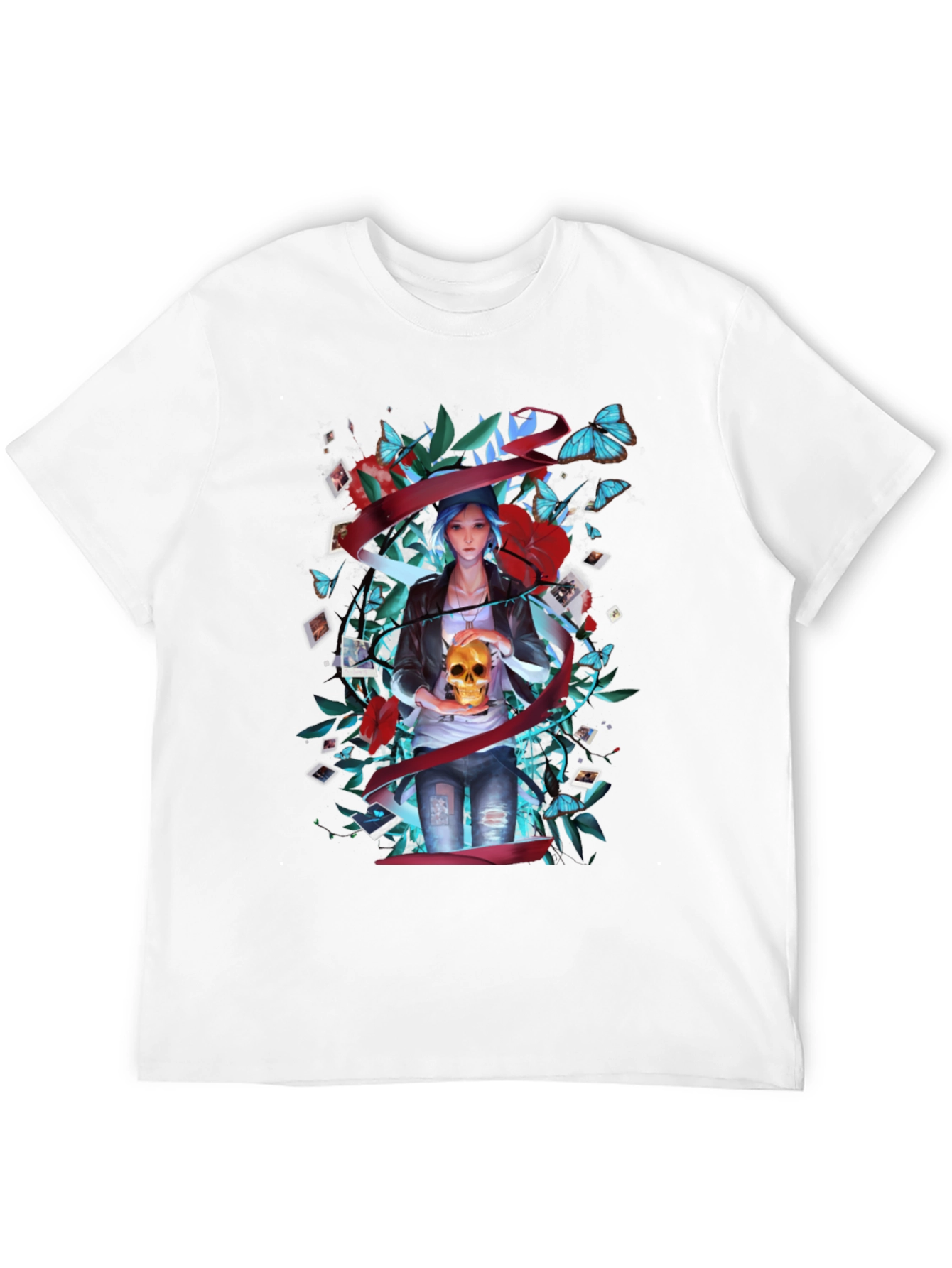 Life Is Strange Chloe T-Shirt - Skull Design