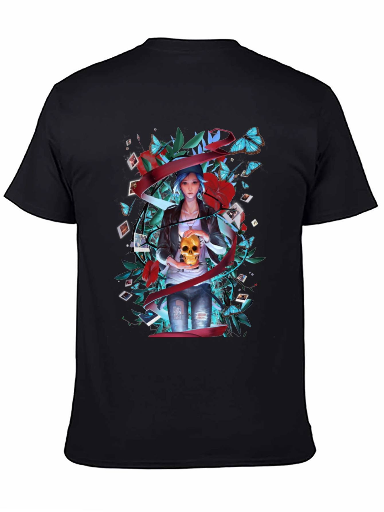 Life Is Strange Chloe T-Shirt - Skull Design
