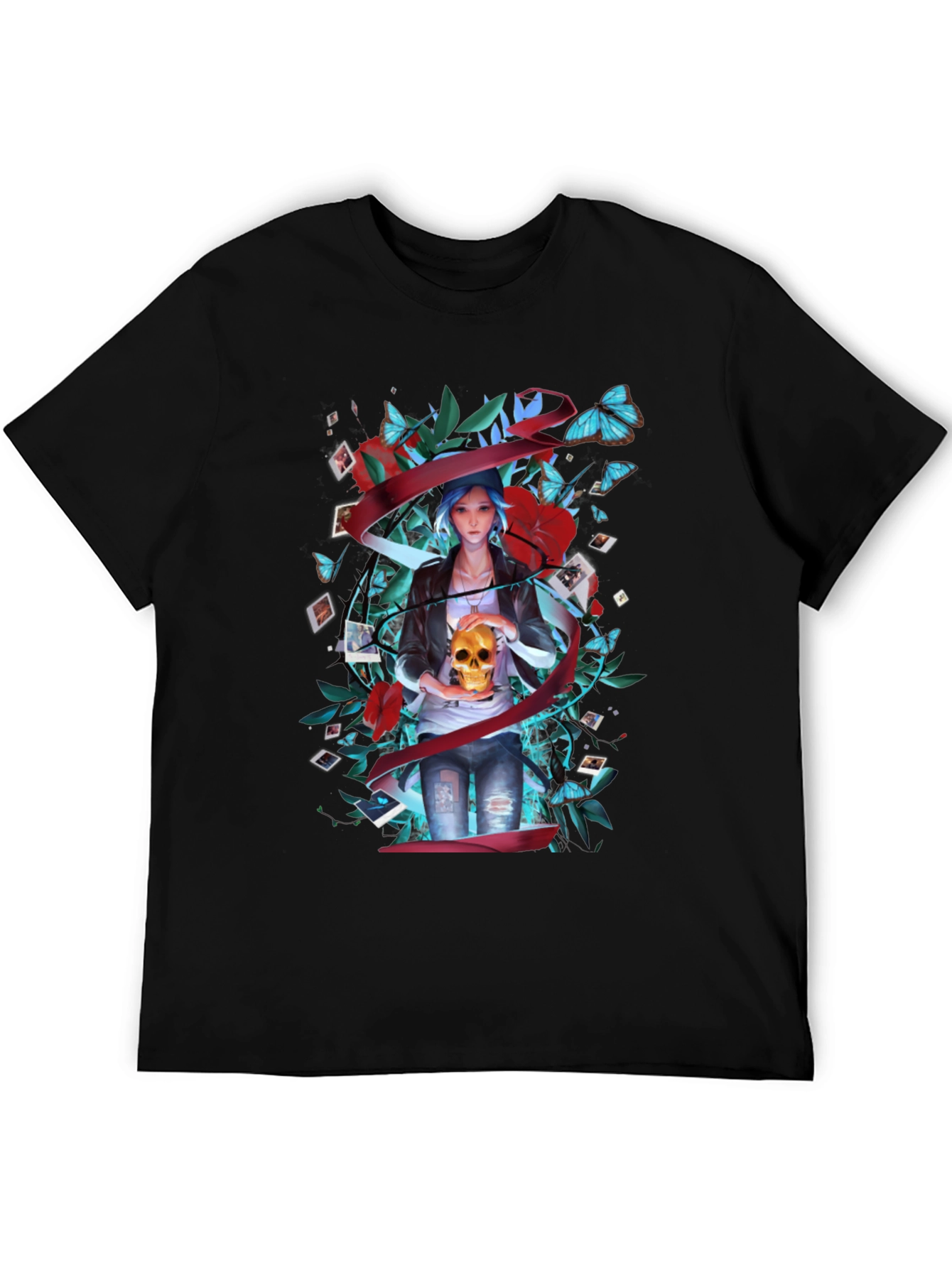 Life Is Strange Chloe T-Shirt - Skull Design