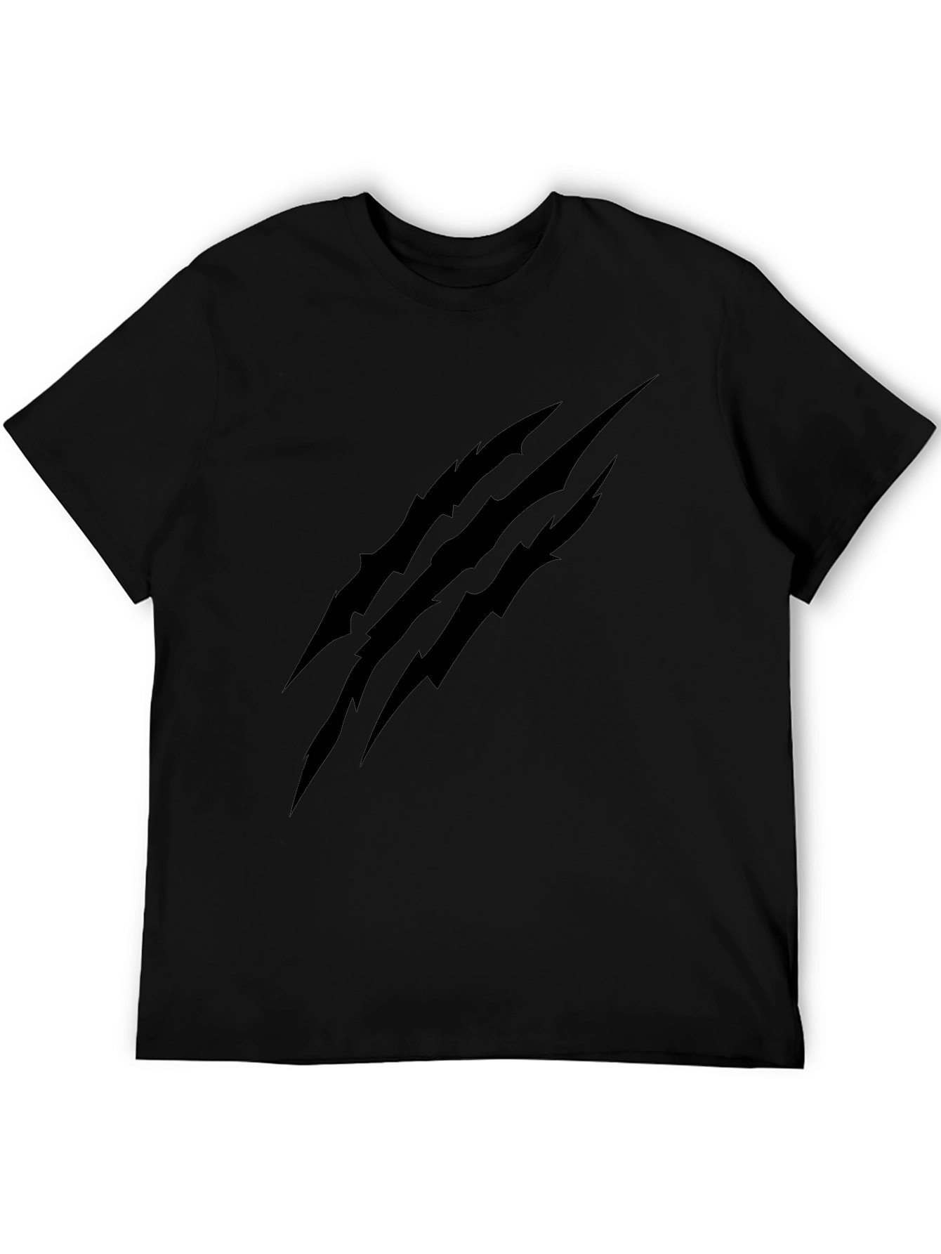 Mens Black Claw Graphic T-Shirt