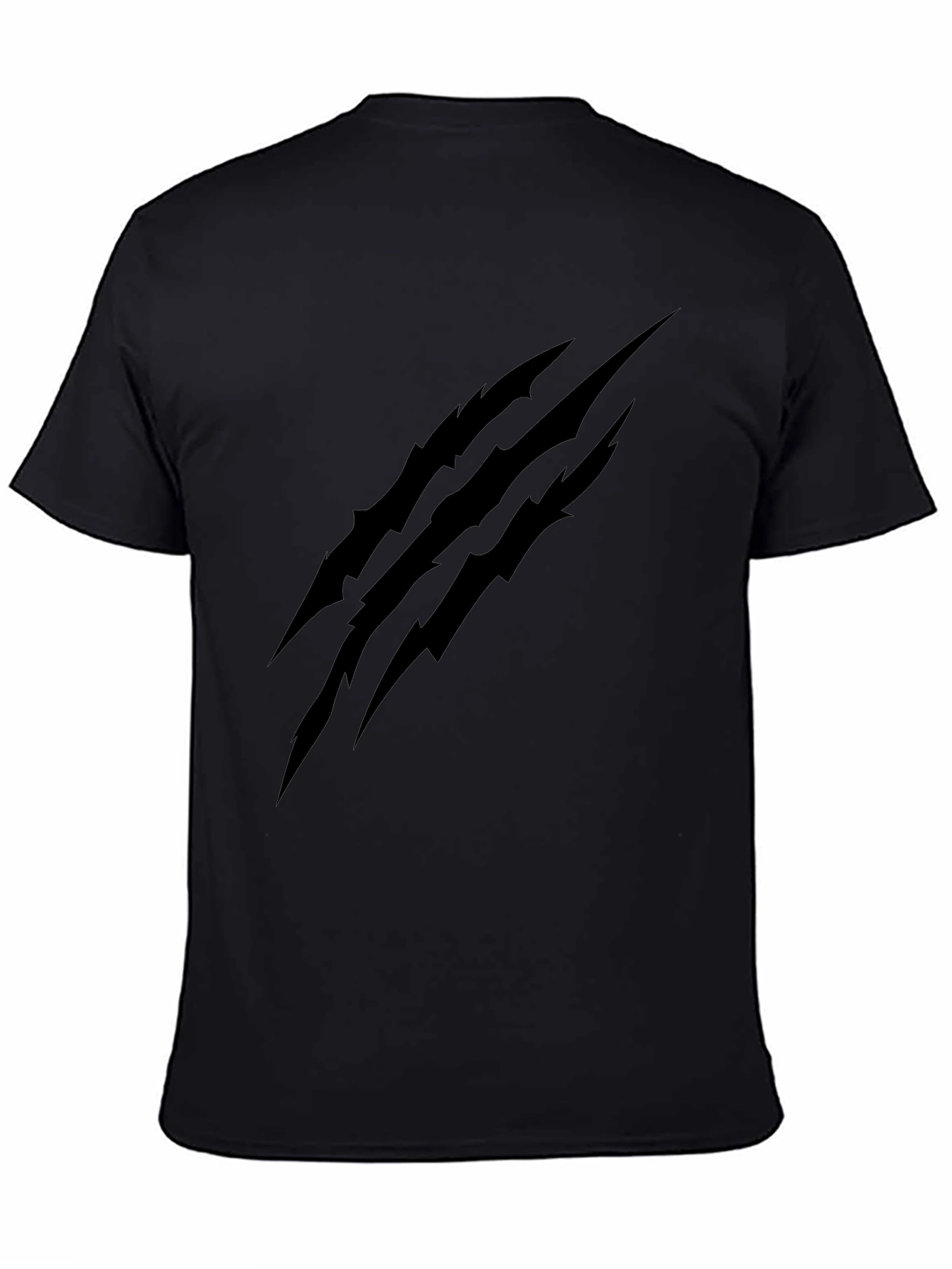Mens Black Claw Graphic T-Shirt