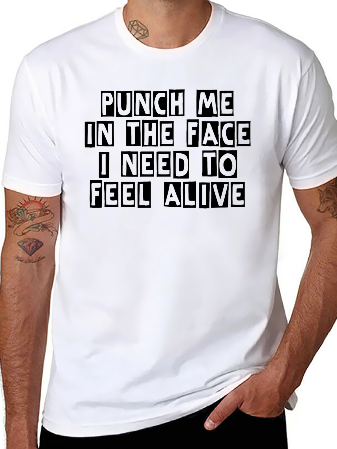 Punch Me In The Face Funny Graphic Tee