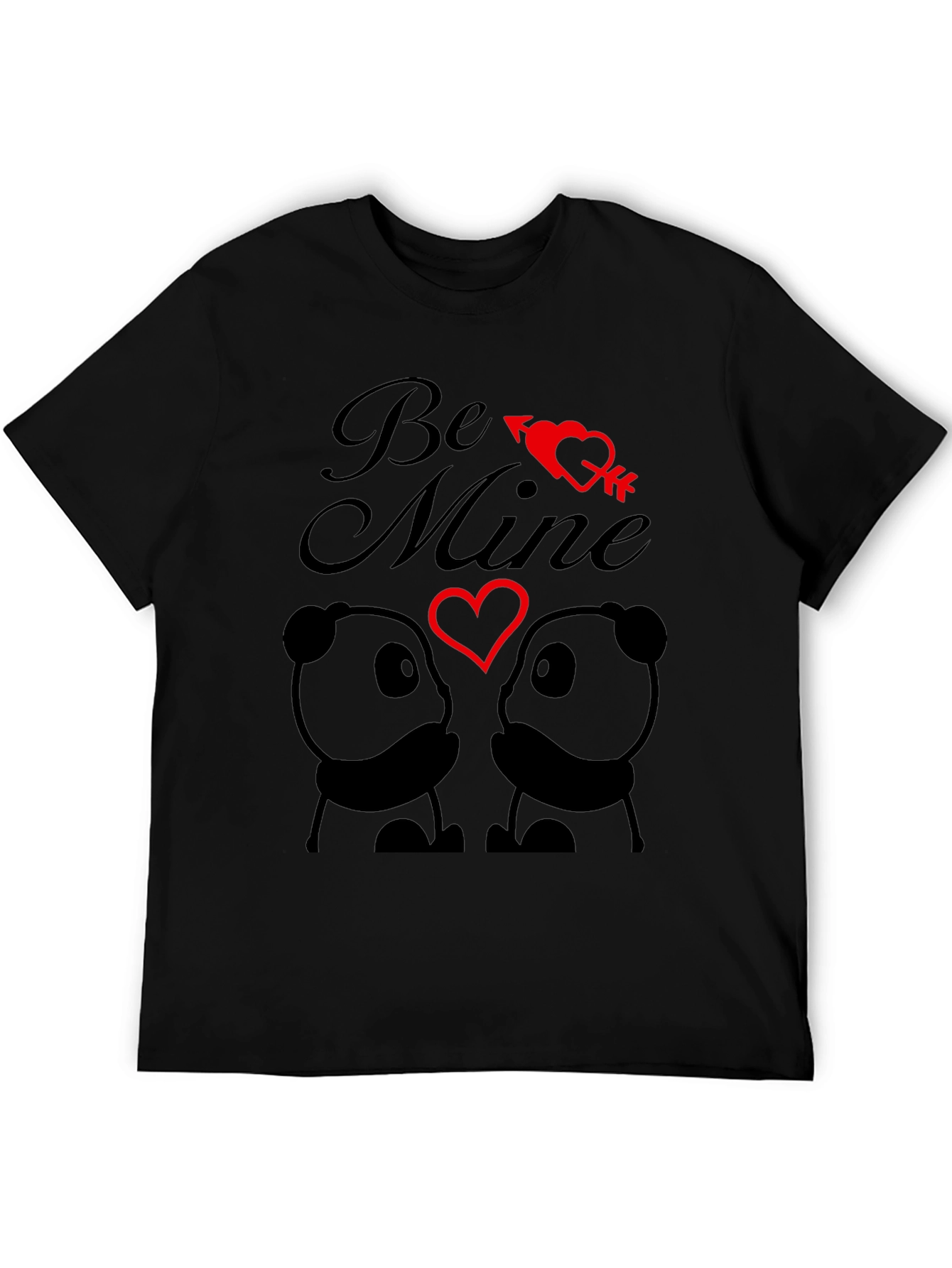 Be Mine Panda Valentine T-Shirt