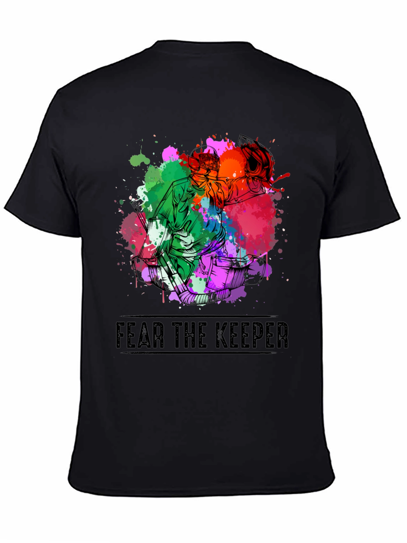 Fear the Keeper Goalie T-Shirt - Black