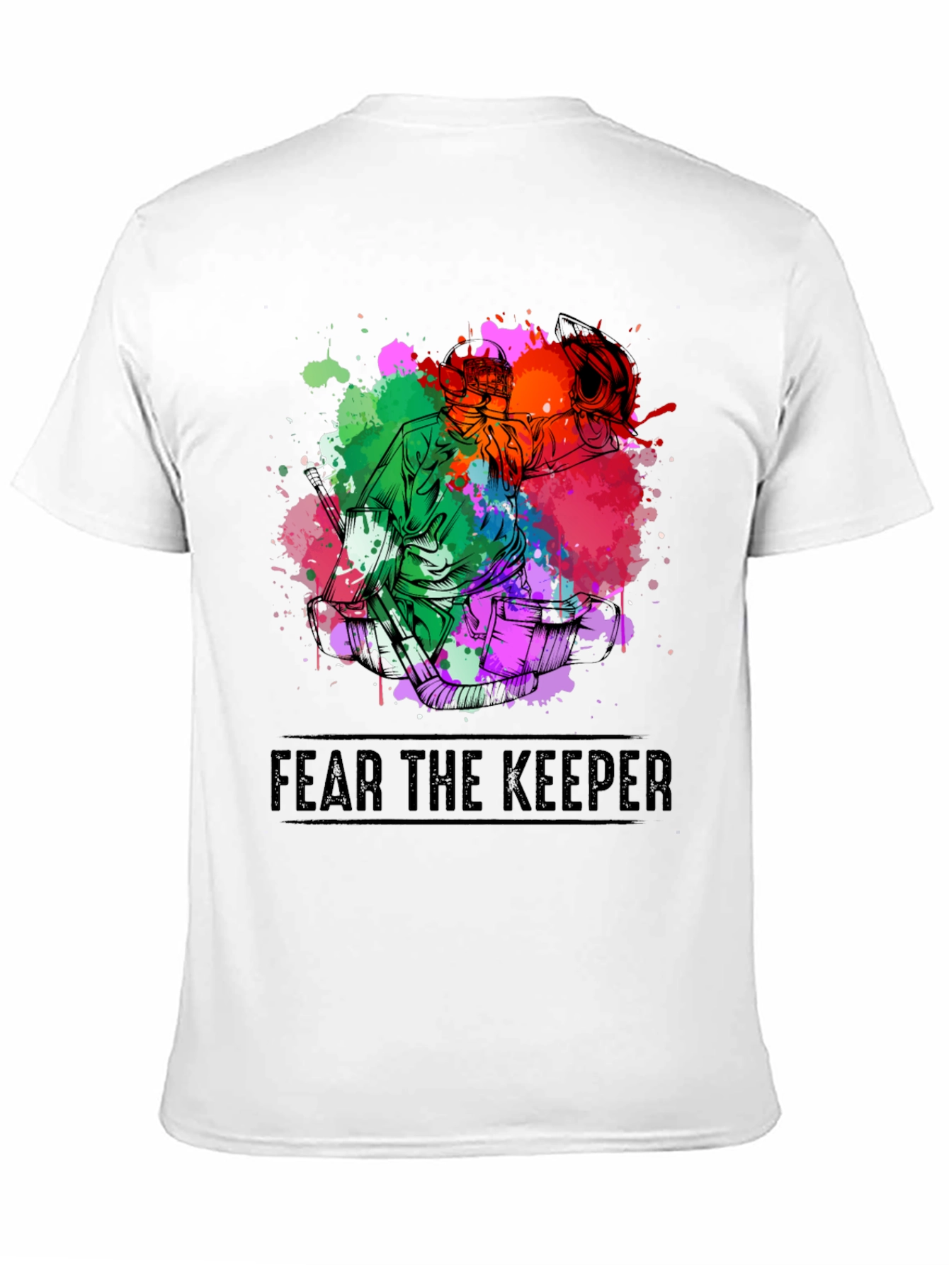 Fear the Keeper Goalie T-Shirt - Black