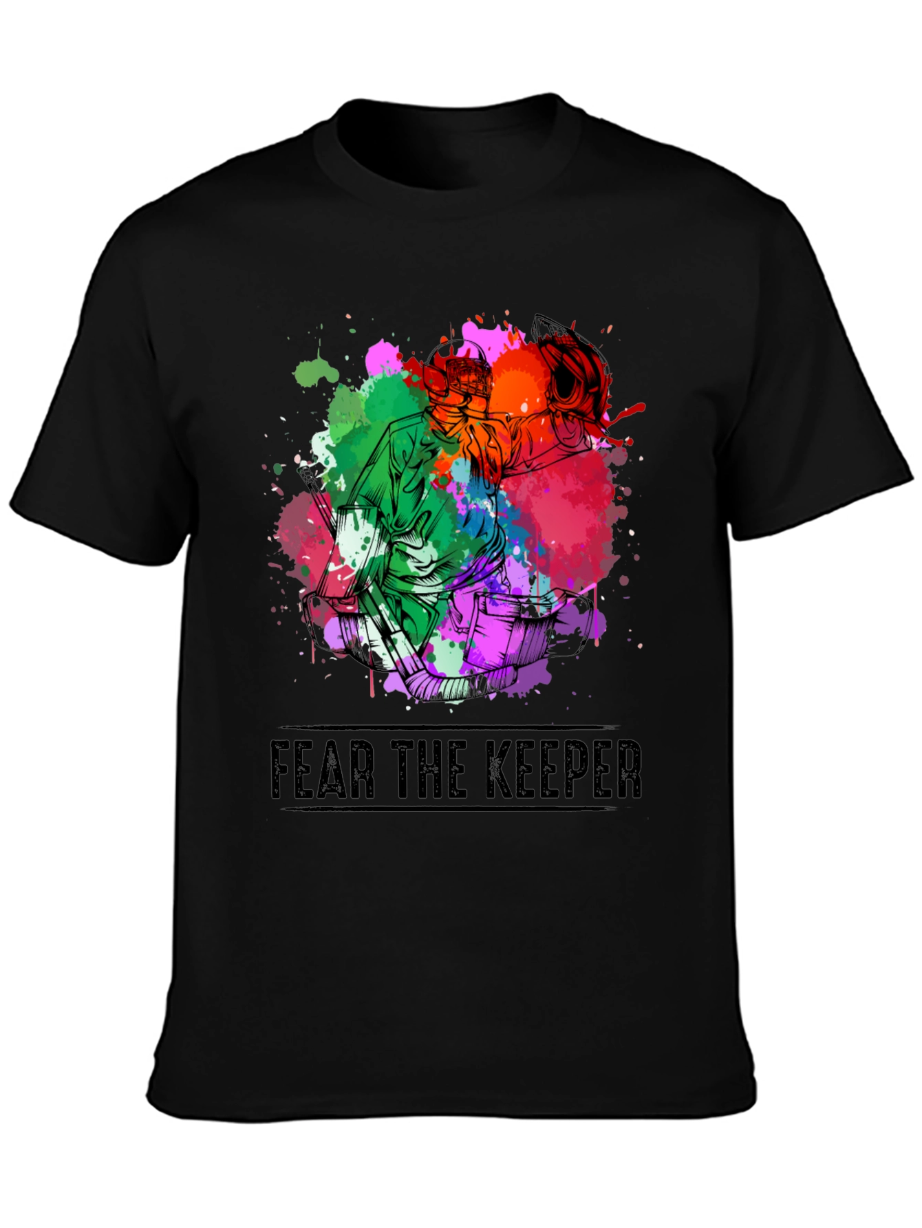 Fear the Keeper Goalie T-Shirt - Black