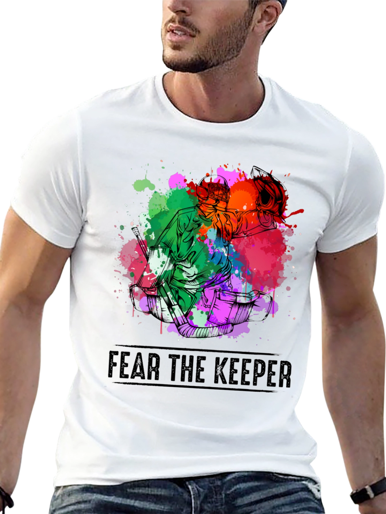Fear the Keeper Goalie T-Shirt - Black