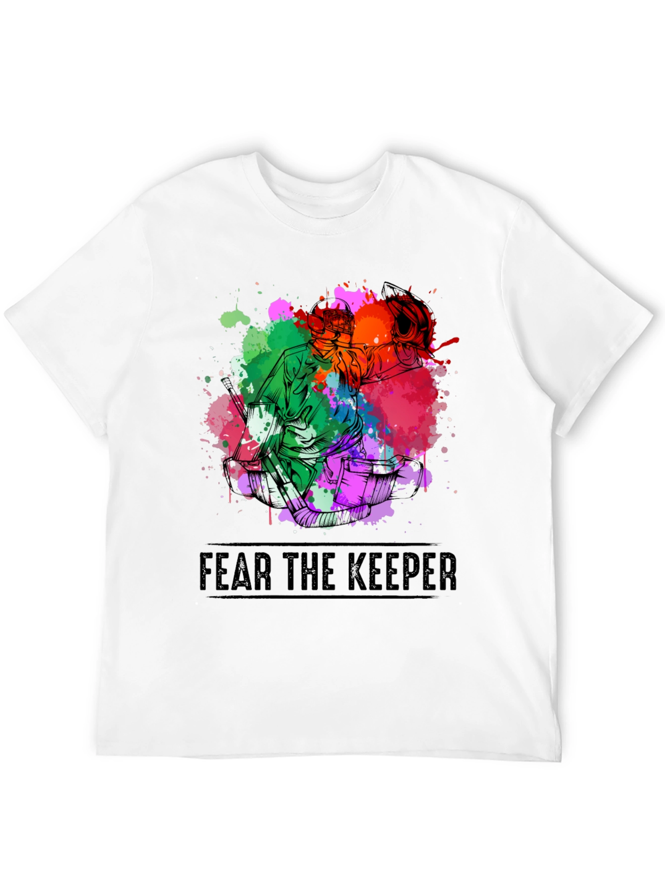 Fear the Keeper Goalie T-Shirt - Black