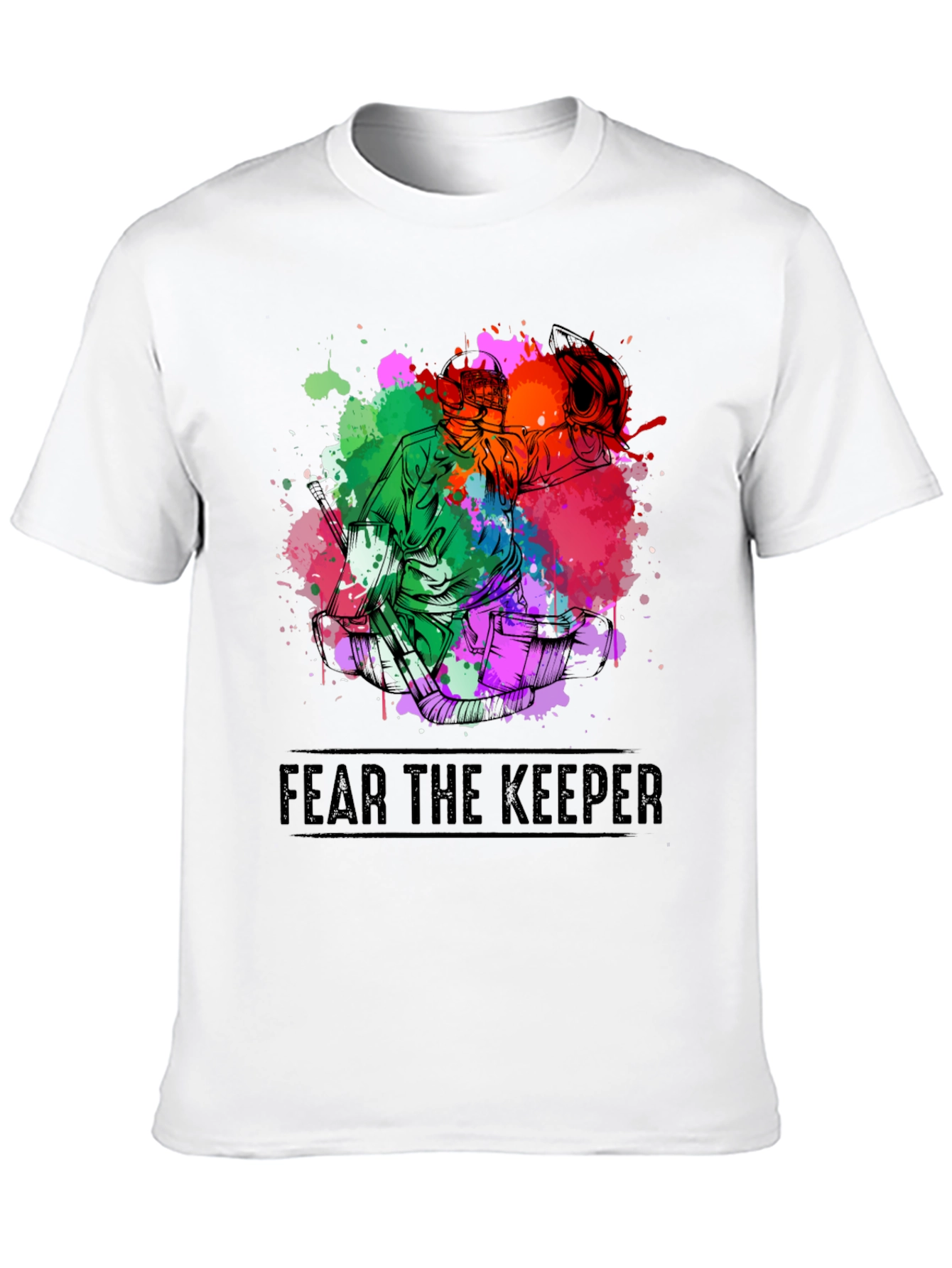 Fear the Keeper Goalie T-Shirt - Black