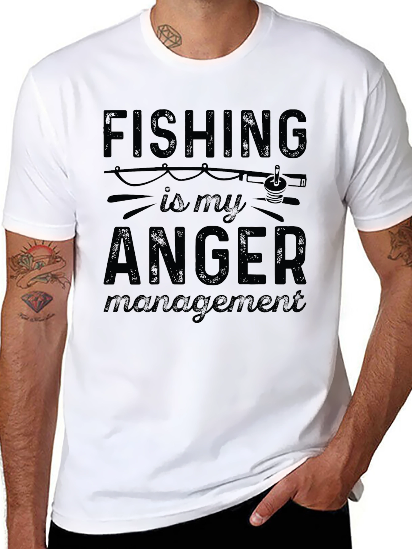 Fishing is My Anger Management T-Shirt