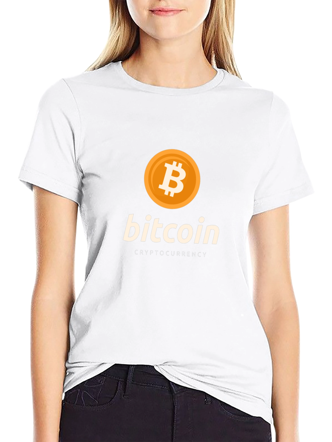 Bitcoin Cryptocurrency Graphic T-Shirt