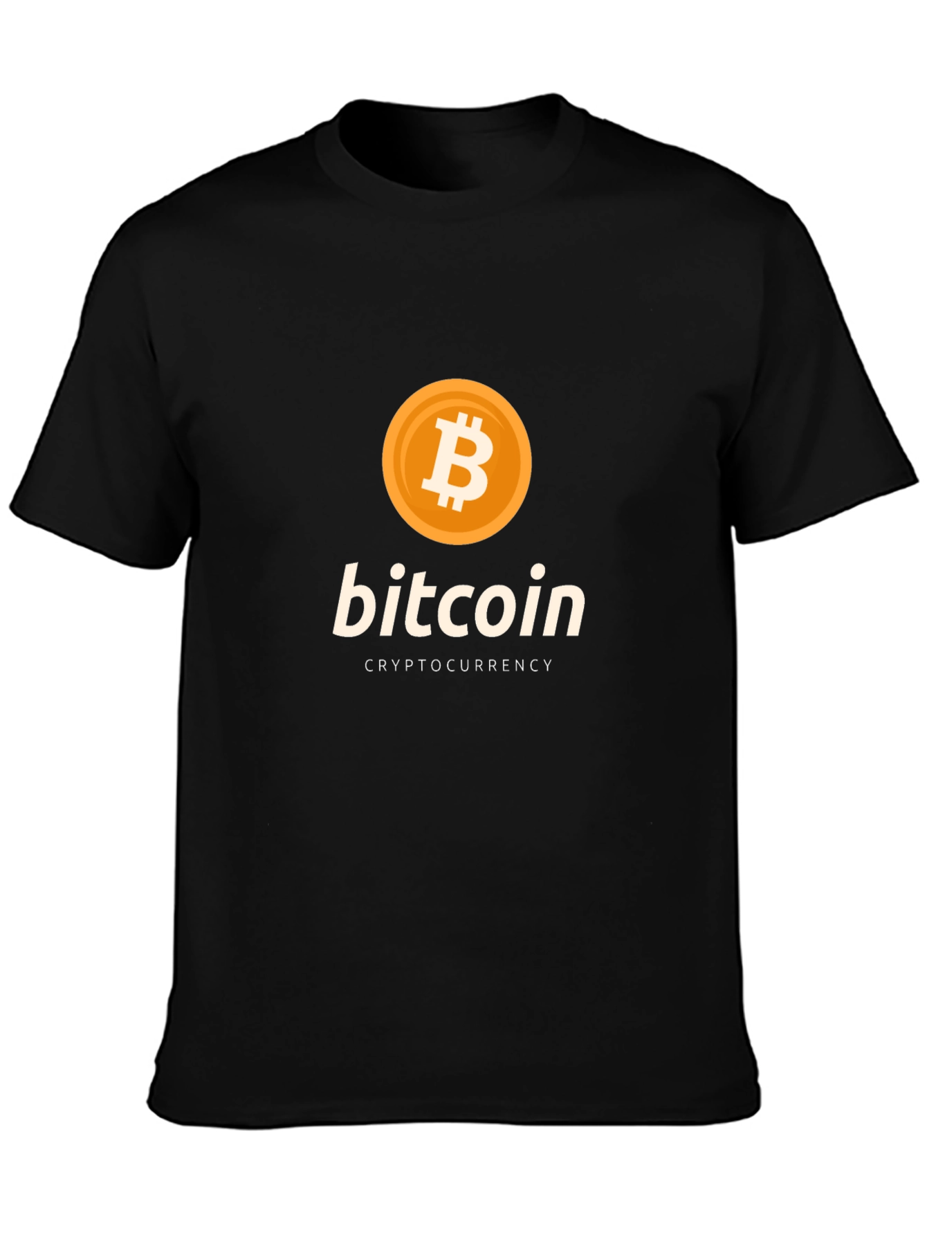 Bitcoin Cryptocurrency Graphic T-Shirt