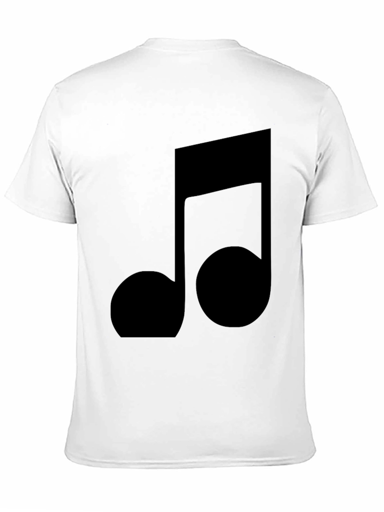Music Note Graphic Tee - Black T-Shirt