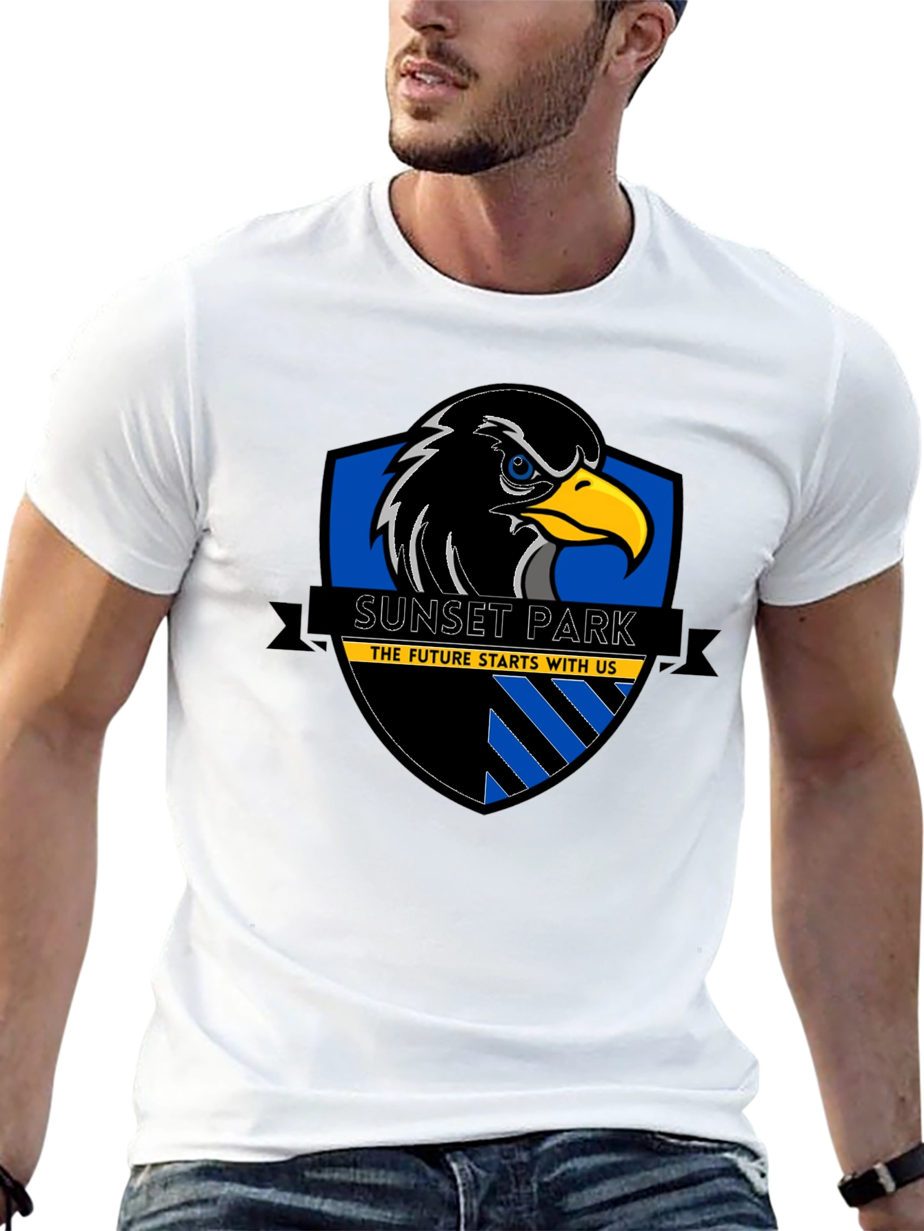 Sunset Park Eagle Black T-Shirt