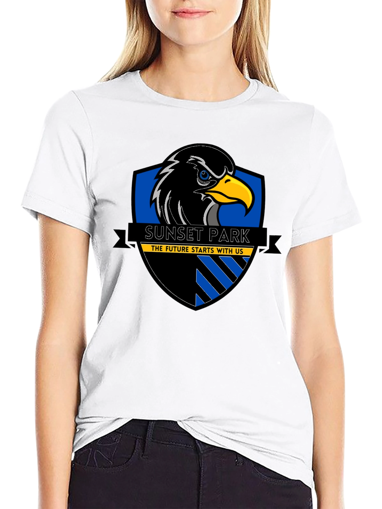Sunset Park Eagle Black T-Shirt