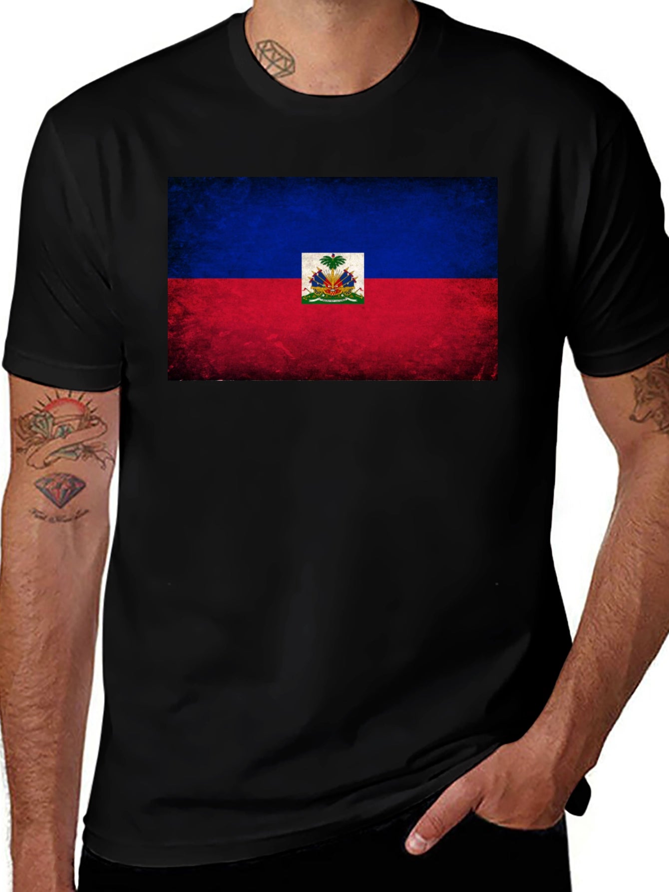 Haiti Flag T-Shirt - Patriotic Pride Tee
