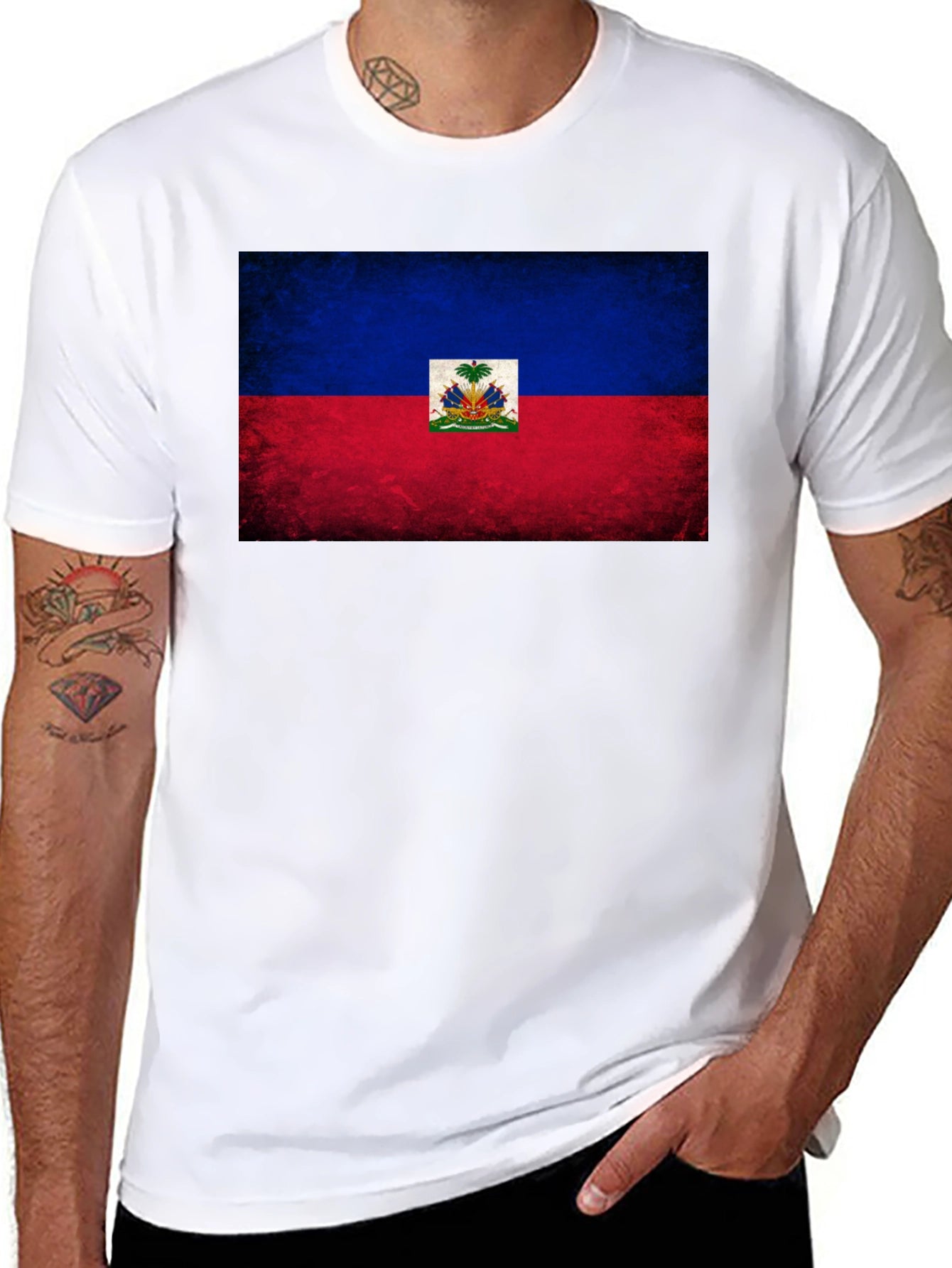 Haiti Flag T-Shirt - Patriotic Pride Tee