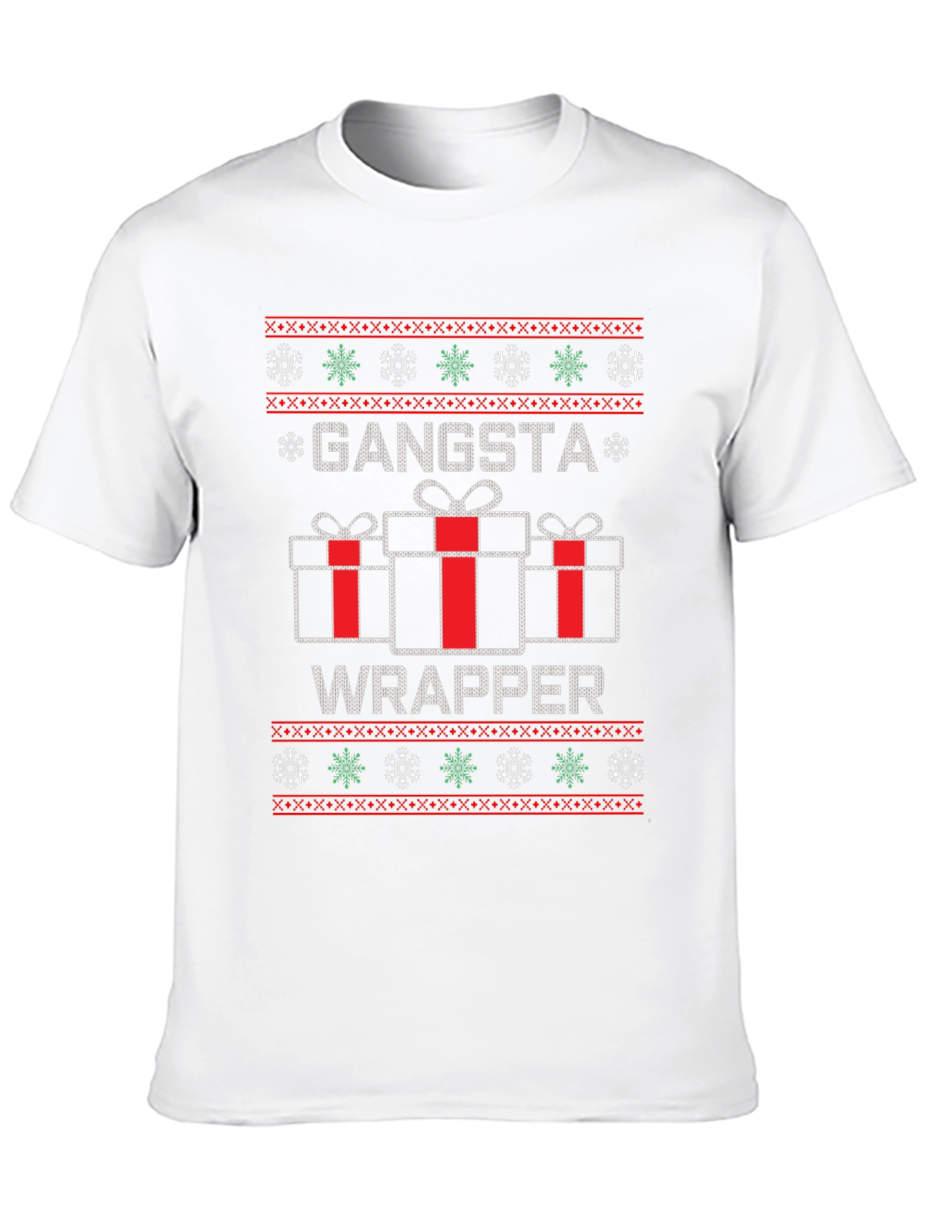 Gangsta Wrapper Christmas Graphic Tee