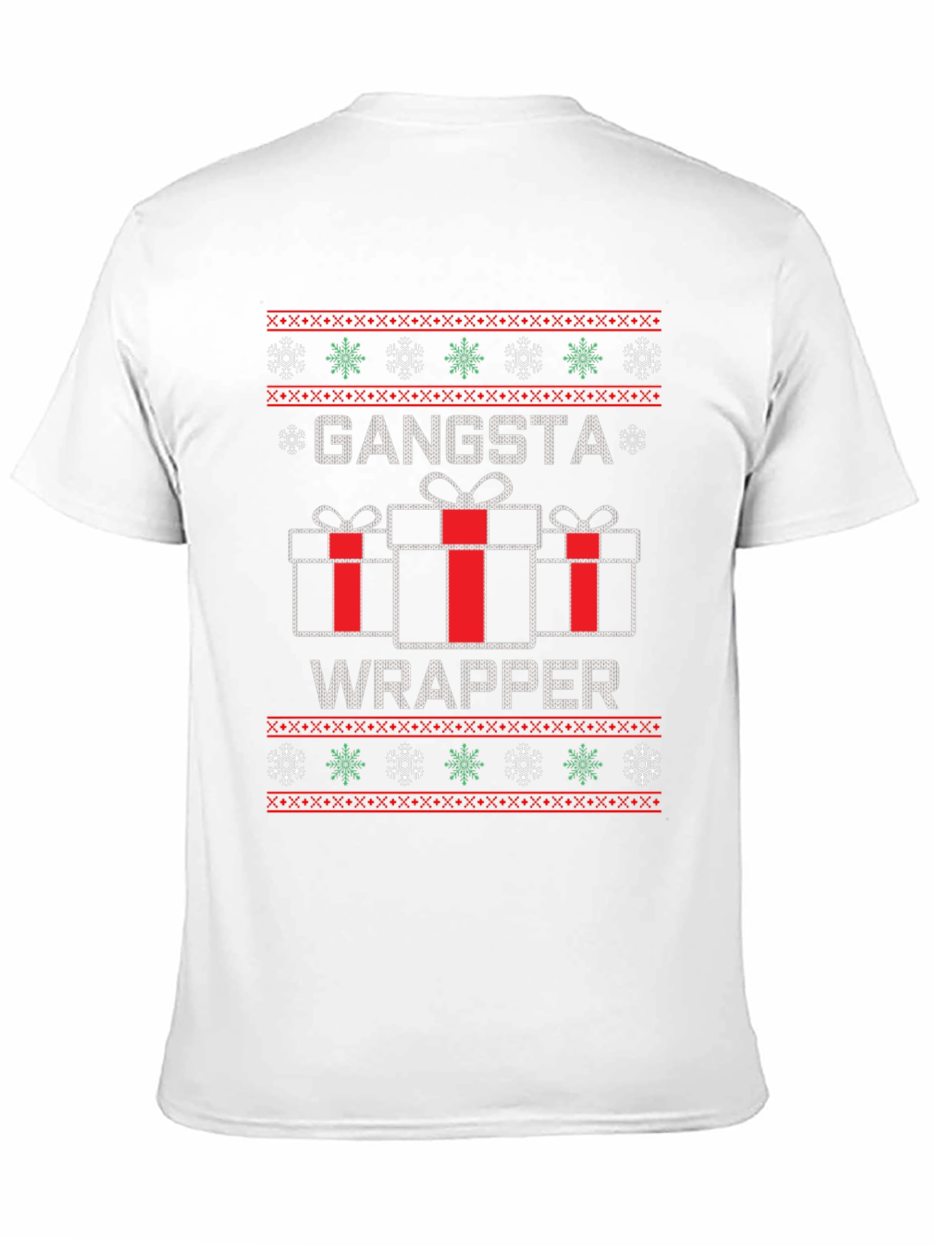 Gangsta Wrapper Christmas Graphic Tee