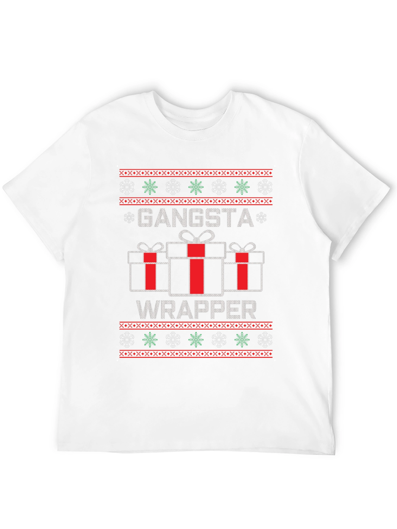 Gangsta Wrapper Christmas Graphic Tee