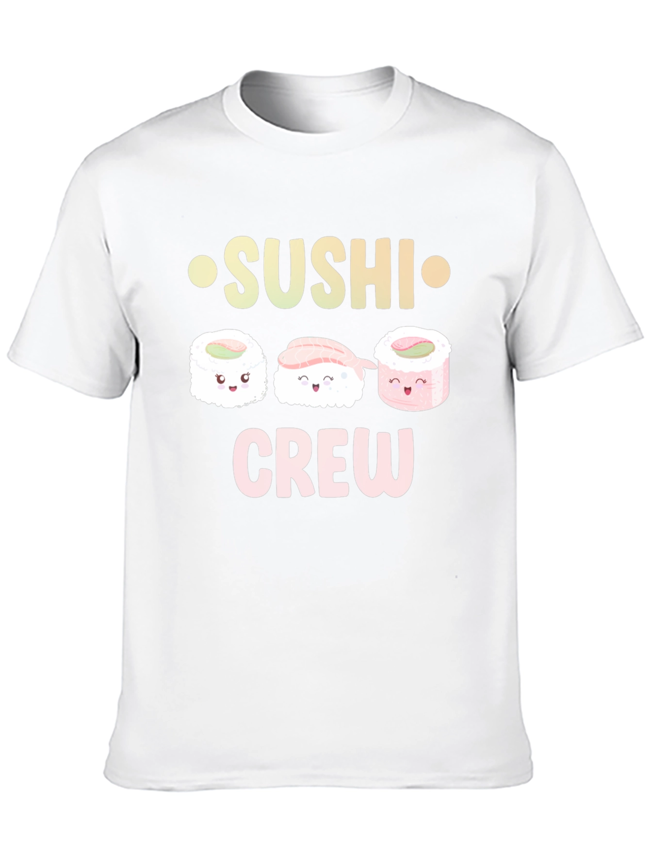 Sushi Crew Black Graphic T-Shirt