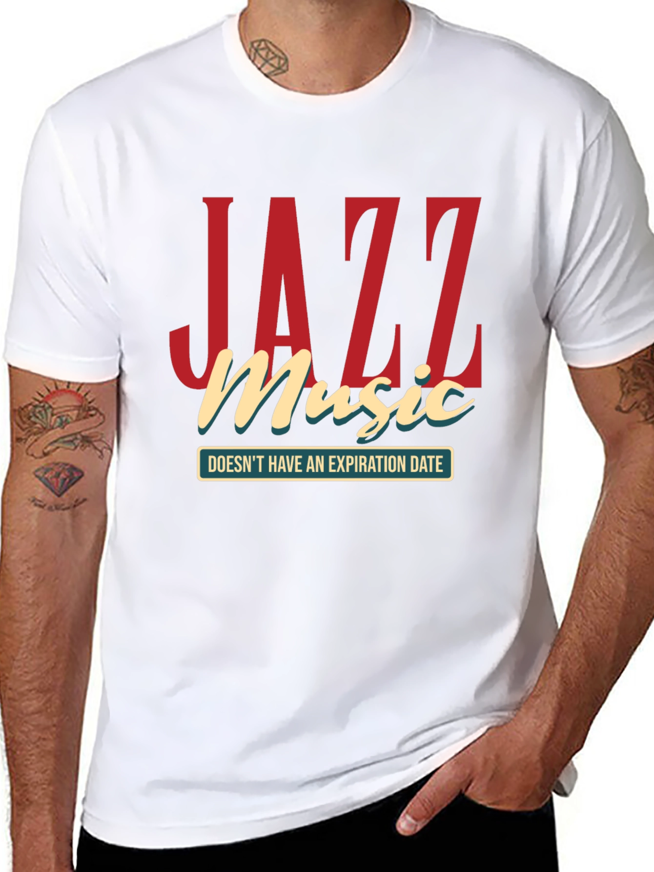 Jazz Music T-Shirt - Doesnt Have an Expiration Date