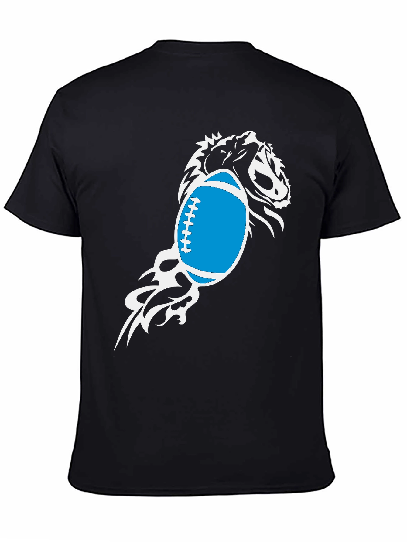Lion Football Graphic T-Shirt