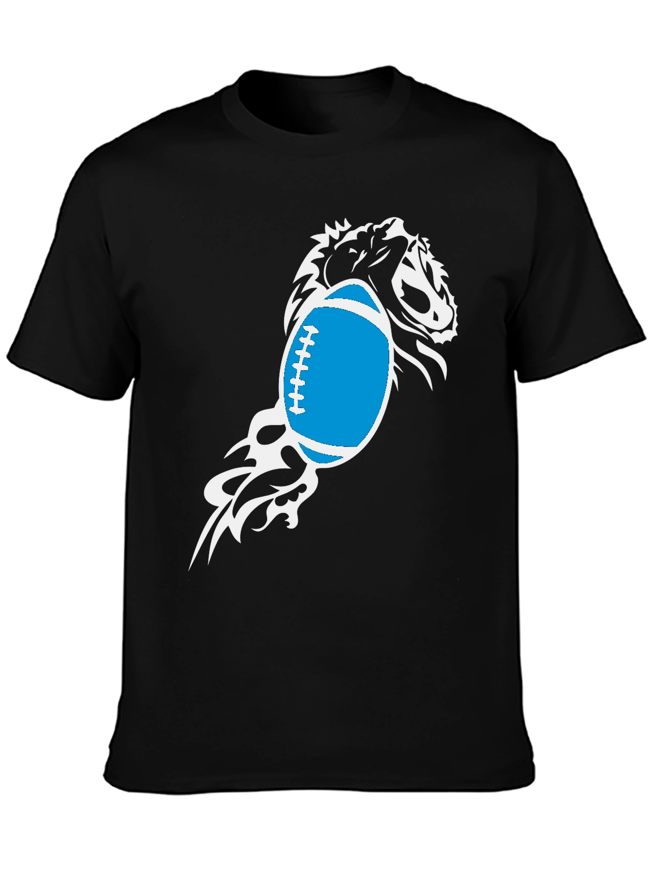 Lion Football Graphic T-Shirt