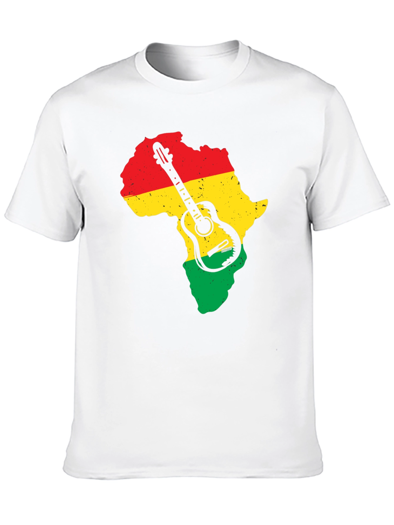 Africa Guitar T-Shirt - Music Lover Tee