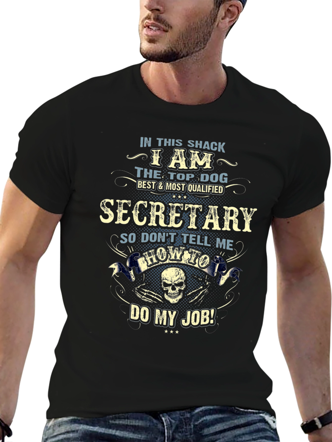 Secretary Top Dog Graphic Tee