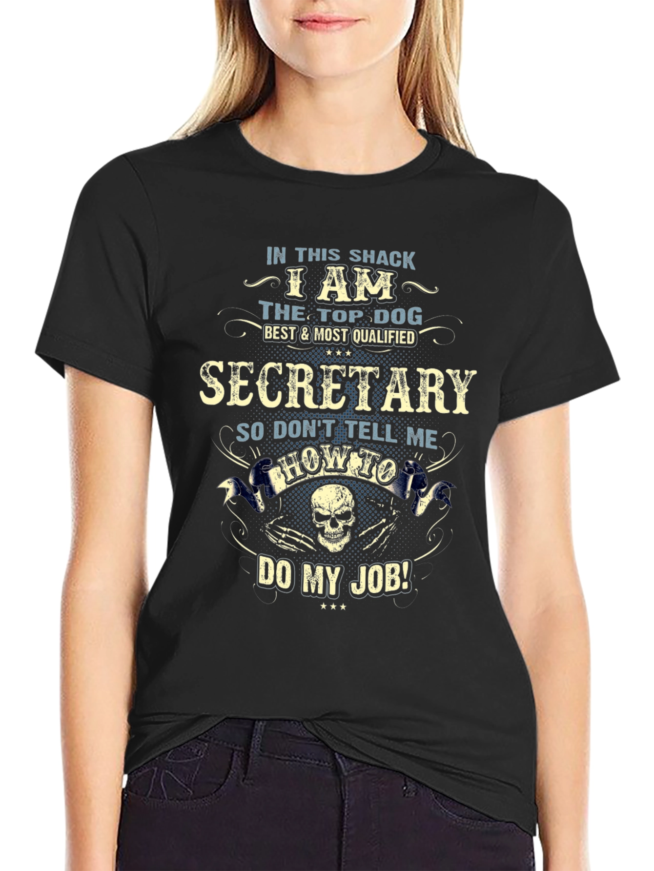 Secretary Top Dog Graphic Tee