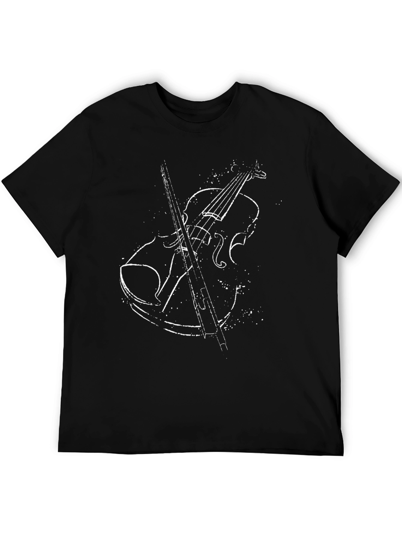 Violin Graphic T-Shirt - Music Lover Tee