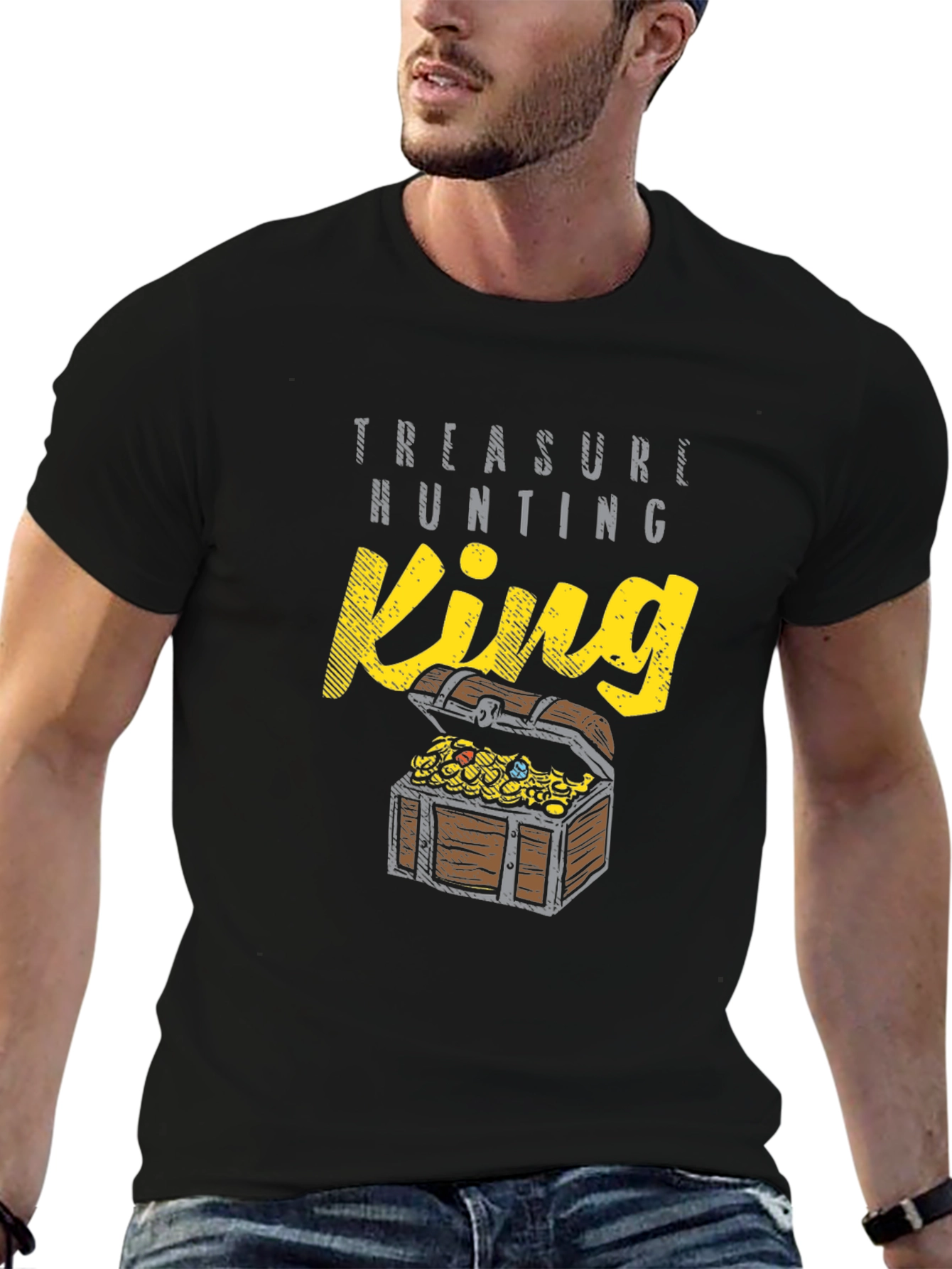 Treasure Hunting King T-Shirt - Graphic Tee