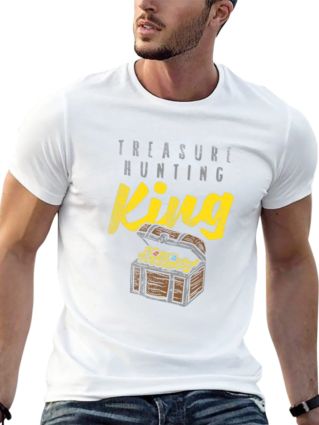 Treasure Hunting King T-Shirt - Graphic Tee