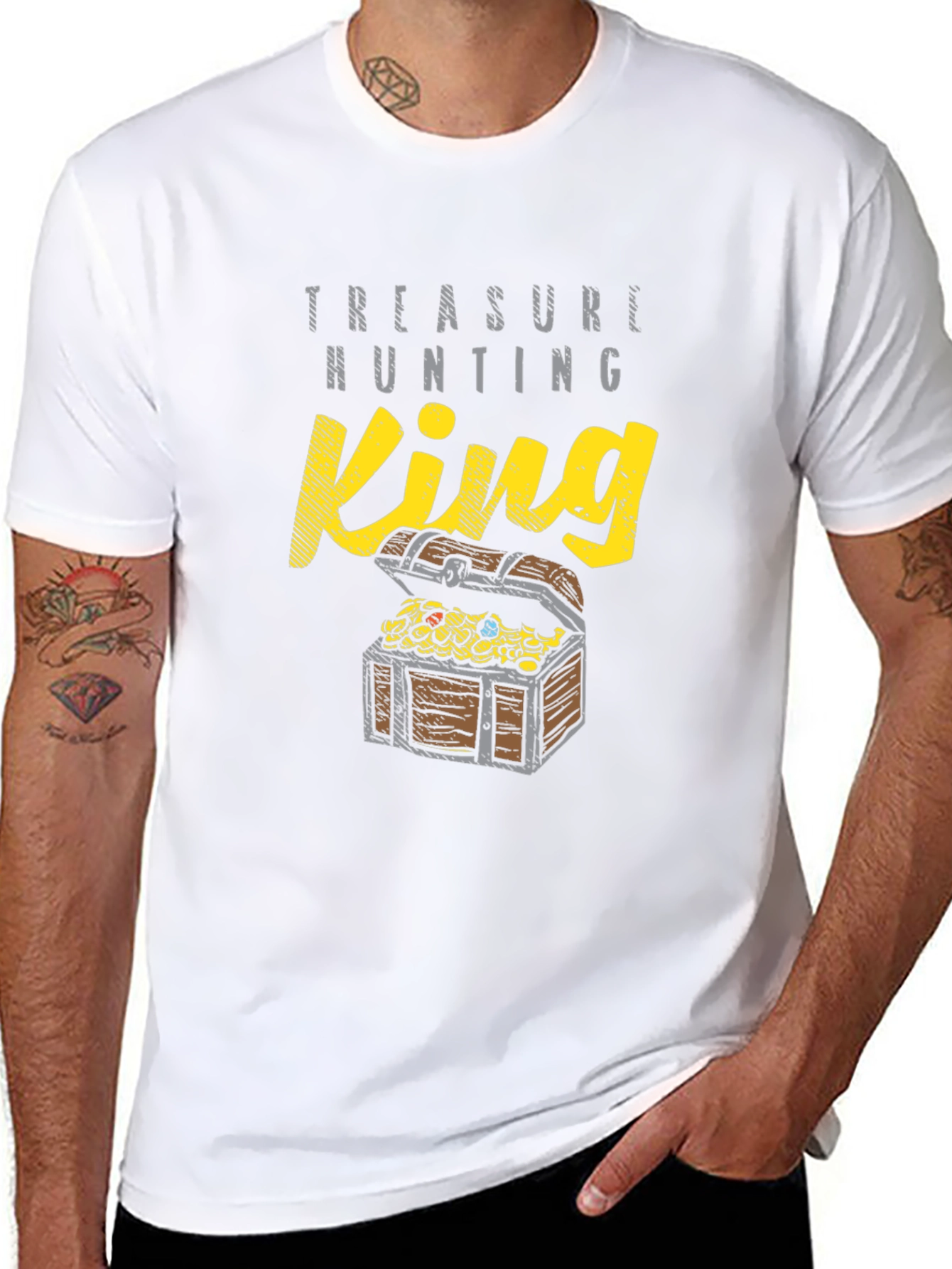 Treasure Hunting King T-Shirt - Graphic Tee