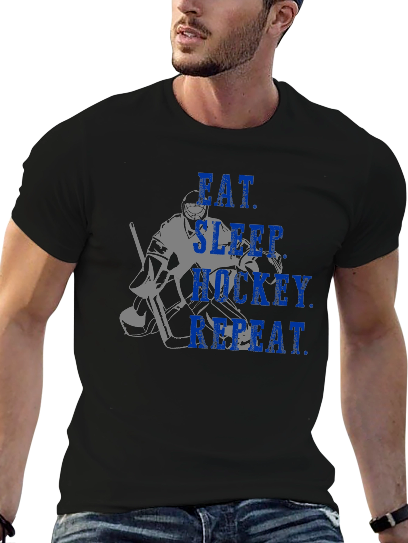 Eat Sleep Hockey Repeat T-Shirt