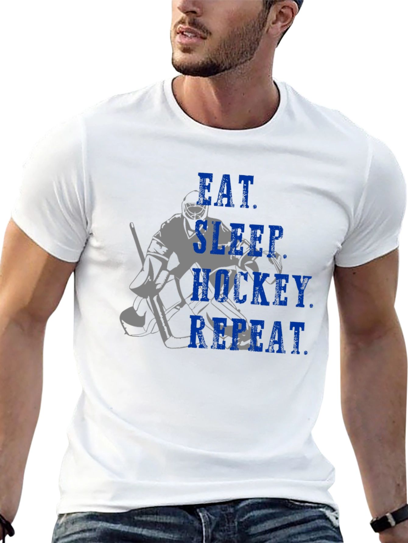 Eat Sleep Hockey Repeat T-Shirt